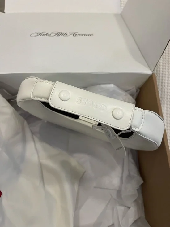 STAUD White Crescent Hobo Bag - Picture 4 of 6